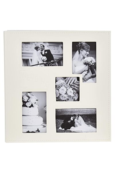 Generic Pioneer Photo Albums 5Col-240W Collage Frame Embossed "Wedding" Sewn ...