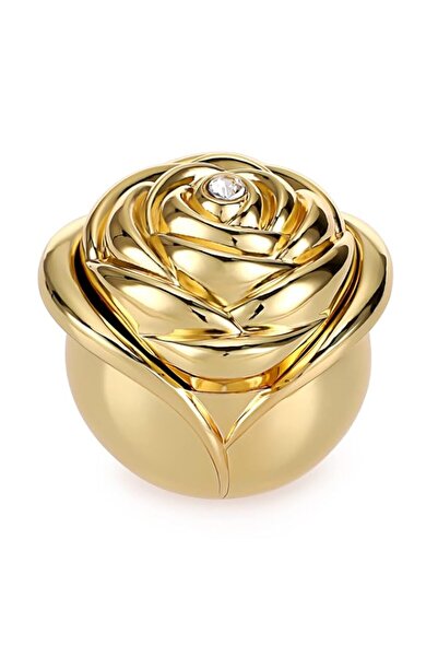 Generic Brand Rose Shape Vintage Jewelry Box - Elegant Gold Metal Trinket Org...