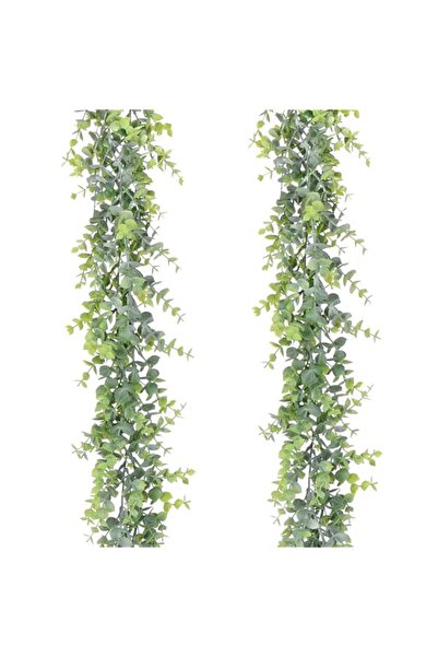 Generic Artificial Vines Faux Eucalyptus Garland, 2 Pack Fake Eucalyptus Gree...