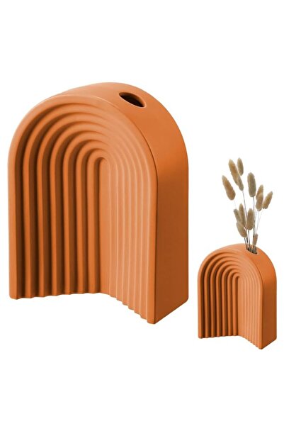 Generic Brand Modern Arched Ceramic Vase Modern Home Decor Decorative Boho Va...