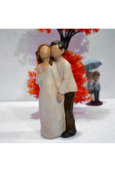 Generic CraftVatika Romantic Love Couple Standing Statue Showpiece for Valent...