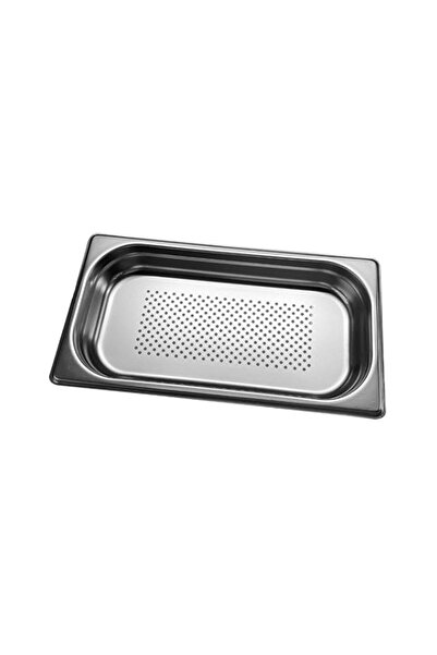 Generic Vague Stainless Steel 1/3 Perforated Gastronorm Pan, 40 mm Size