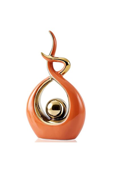 Generic Brand Sulfar Modern Abstract Ceramic Statue | Home Decor for Living R...