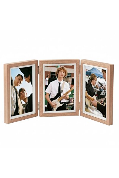 Generic Brand Picture Frame, Wooden Hinged Photo Frame with High Definition P...