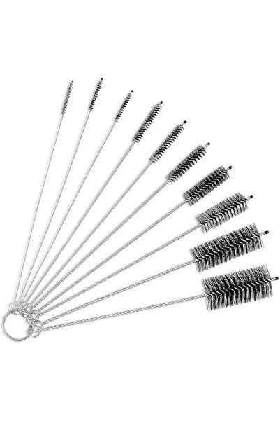 Generic YelaJoy Straw Cleaner Brush Set,Bendable Brush Nylon Bristles,Stainle...