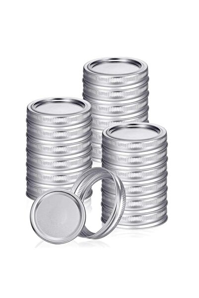 Generic 12 Pcs Canning Lids with Rings for Regular Mouth Jars, Leak Proof Spl...