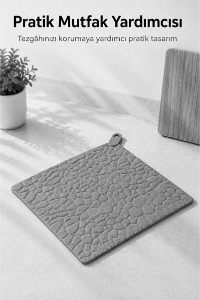 FLY LIFE Silicone Trivet Heat Resistant Pot Pan Mat