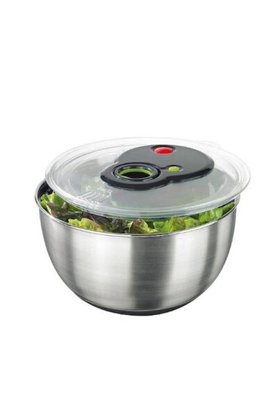 emsa 513441 Tocător de alimente, oțel inoxidabil, negru, 270x272x165mm