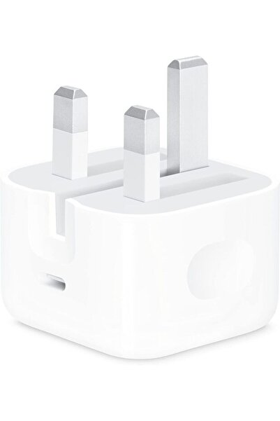 Bionic محول طاقة USB-C بقوة 20 واط، شاحن حائط مدمج للشحن السريع - أبيض