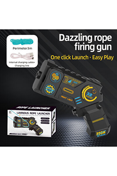 Choice black Handheld Electric Rope Launcher Fidget Toy - Adjustable Rope, Ch...