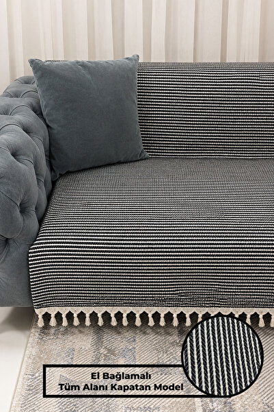 Gizo Home Yvz |   Hand-Tied Cotton Textured, Non-Slip Multi-Purpose Bohemian ...