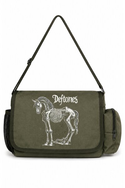 SEVBANO Deftones Rock Metal Music Band Geantă multifuncțională unisex imprima...