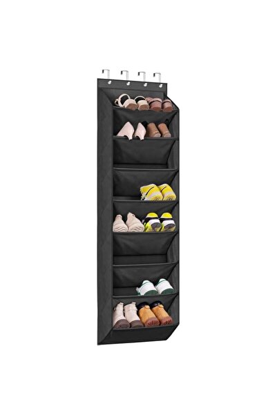 Generic 8 Tier Over the Door Shoe Organizer with 8 Large Deep Pockets, Large ...