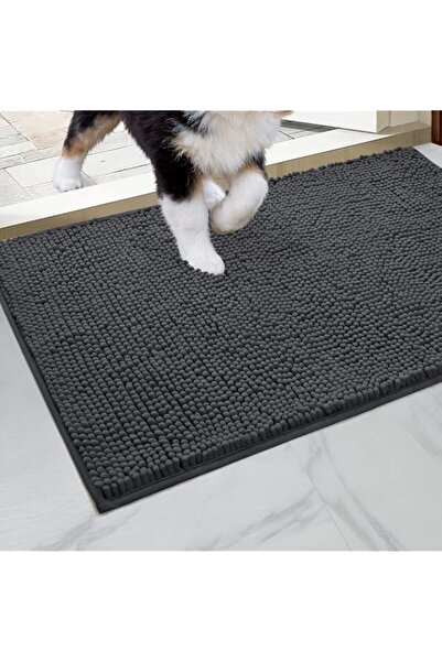 Generic HOMEIDEAS Doormat Indoor Entrance, 32"x20", Highly Absorbent Chenille...
