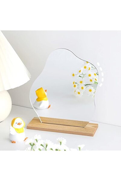 Generic Acrylic Makeup Mirror Frameless Decorative Vanity Table Mirror With W...