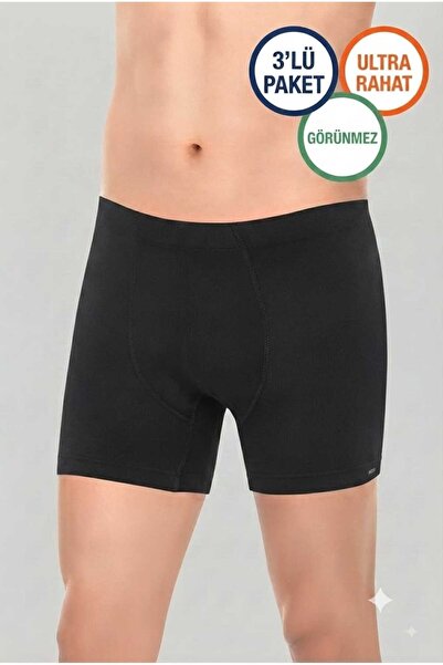 Funny Life Yıldız Men's Bamboo Boxers - 3 Pcs