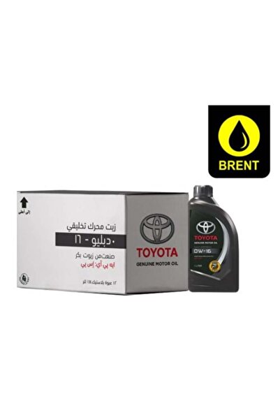 Toyota زيت محرك أصلي حقيقي 0W-16 عبوة 12×1 لتر