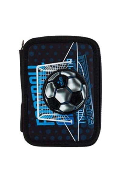 OEM Penar Echipat Dublu Negru Albastru Minge de Fotbal 3D 14x4x20cm