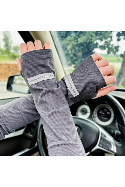 Generic Brand Unisex Ice Silk UV Protection Arm Sleeves, Breathable Thin Mesh...