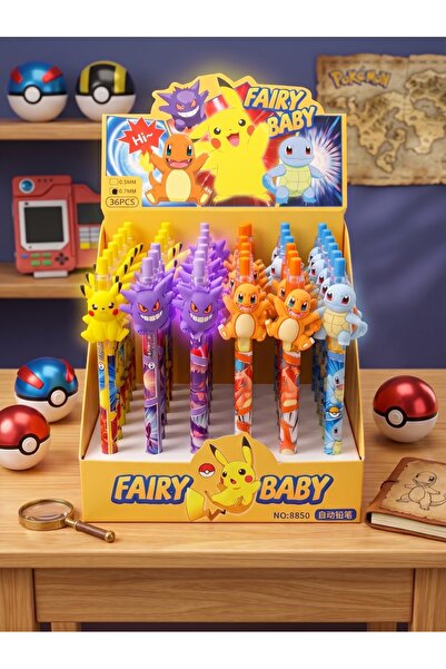 GLOWILLA 3D Silikon Başlıklı Çizgi Film Karakterli Uçlu Kalem - Pinterest 0.7...