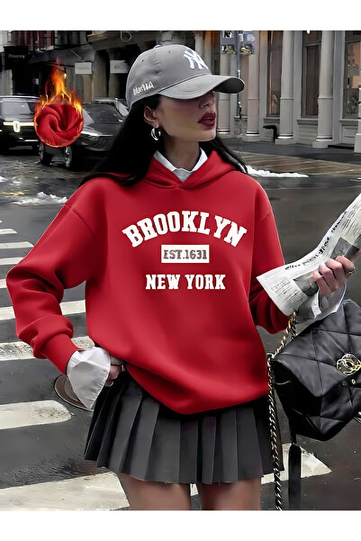 New Shine Brooklyn New York Printed Women's Sweatshirt