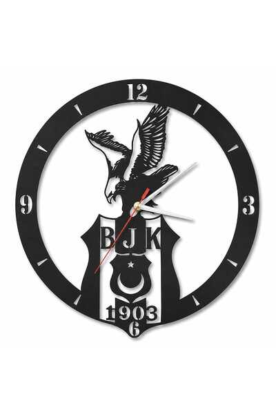 Dekoratif Lazer Kesim Metal Duvar Saati