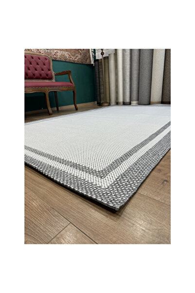 Destan Home Destan Halı Sisal 02 Bordürlü Özel Ölçü Tam Çerçeveli Jüt Sisal M...