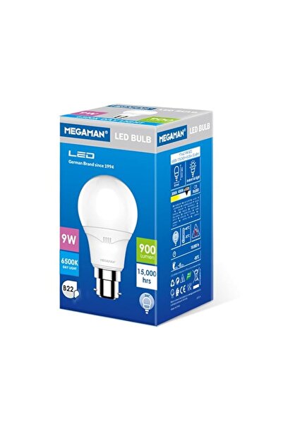 Generic Megaman Led Classic A 9w B22 6500k Day Light