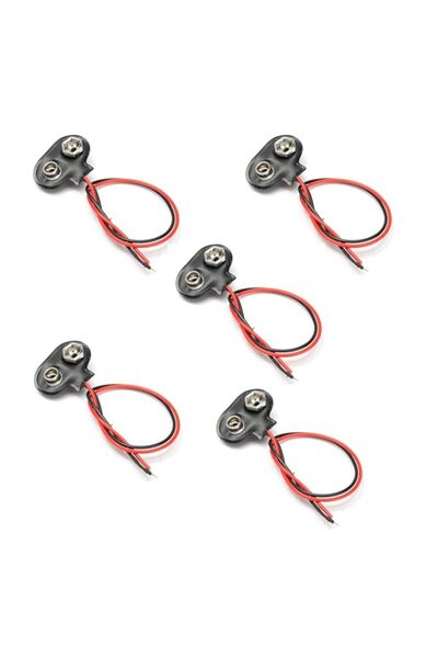 Generic Melfi 9V Battery Connector Clip with Lead Cord and Wires Holder – Sec...