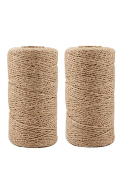 Generic Jute Twine 656 Feet Natural Arts Crafts Jute Rope Durable Packing Str...