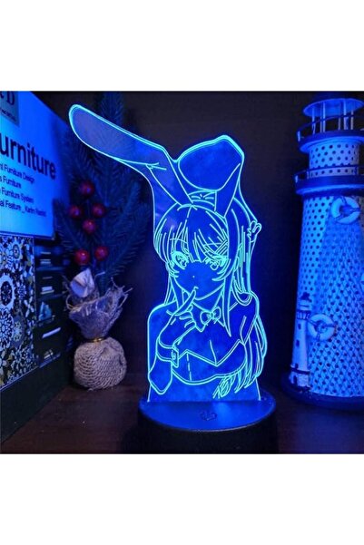Generic 3D Night Light 3D Lamp Japanese Anime Kurama Figure Night Light Gift ...