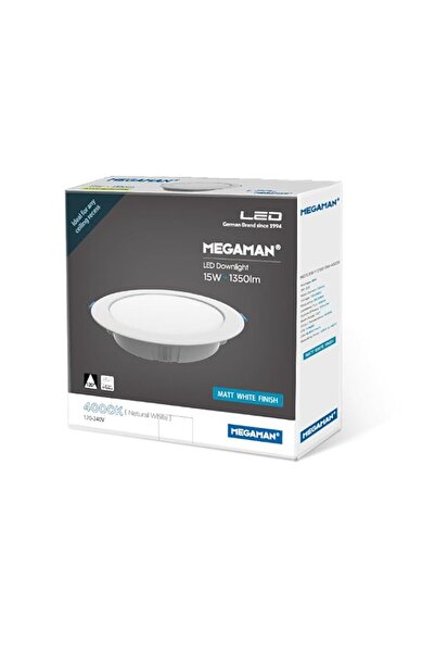 Generic Megaman Down Light 15w 6inch Cool White 4000k