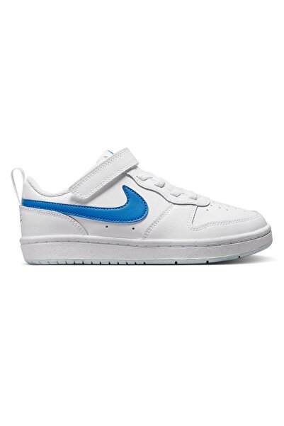 Nike Court Borough Low 2 (Psv) Erkek Çocuk Beyaz Sneaker Ayakkabı BQ5451-123