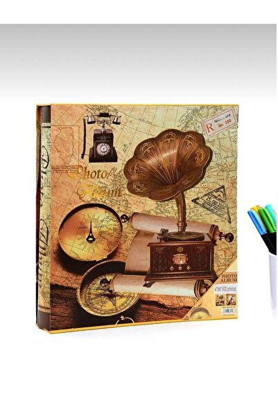 EMRcollection 600'lük 10x15 Gramafon Desenli Kutulu Dikey Ve Yatay Özellikli ...