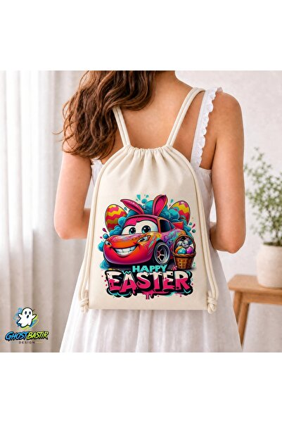 Ghostbastır Design Torba od platna sa vezicama Cars Mcqueen C059