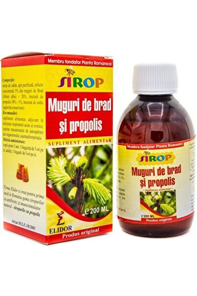 Elidor Sirop muguri brad propolis 200ml