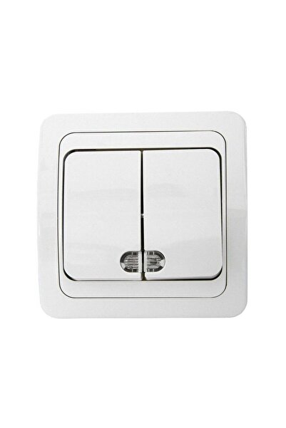 OEM Double switch with indicator light Comtec Premium MF0012-06007, recessed,...