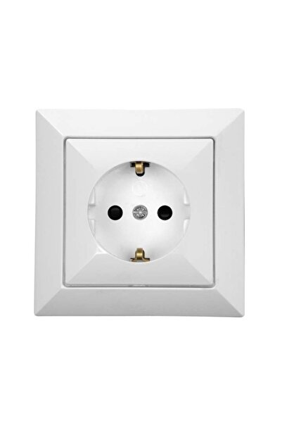 OEM Abex Perla PT-17 PS μονή πρίζα σούκο, εντοιχιζόμενη, με προστατευτικό επα...
