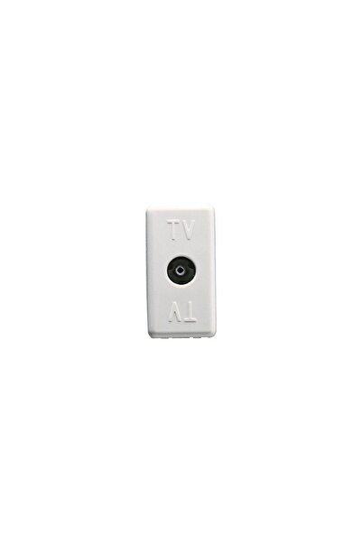 OEM Σύστημα GW20229, πρίζα διέλευσης τηλεόρασης, 20dB, αρθρωτό - 1 μ., λευκό
