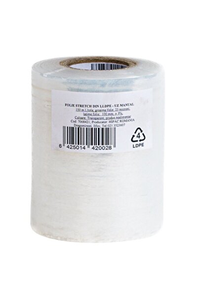 OEM Stretch film, transparent, 23 microns, 100 mm, 150 m