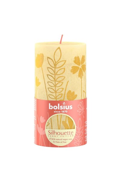 Bolsius Lumanare Stalp Bolsius, Galben, 130 x 68 mm