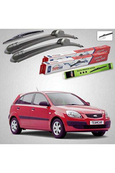 TEAMCAR Wipers Kia Rio II DE JB Hatchback 2005-2011 | Front and Rear Set Flat...