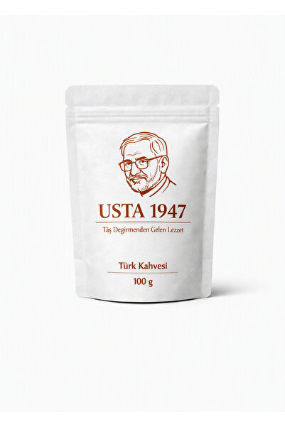 USTA 1947 Taş Değirmenden Türk Kahvesi (Orta Kavrum - Taş Değirmende Öğütülmü...