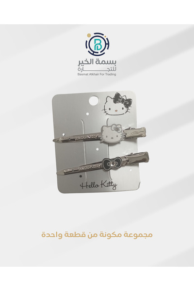 Hello Kitty طقم مشابك شعر هالو كاتي قطعة واحدة أشكال متعددة