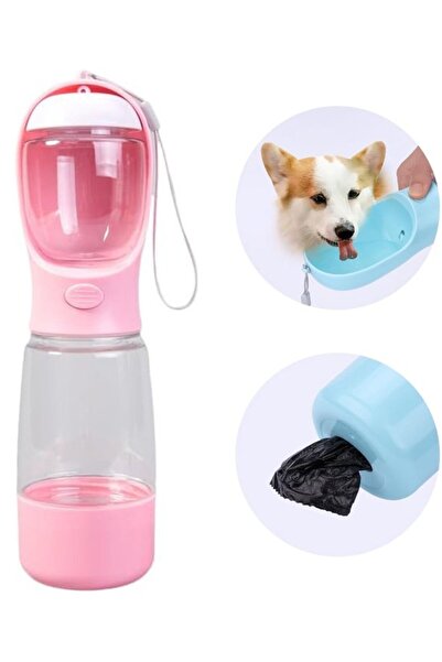 Generic Brand 2-in-1 water bottle 550ml + 100g food.
