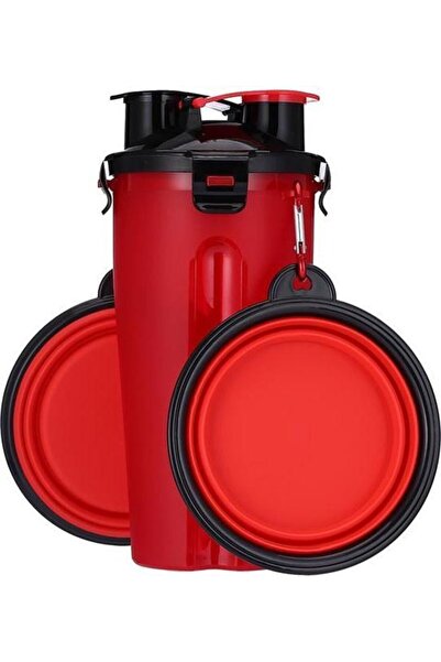 Generic Brand 2-in-1 bottle + bowl, 2x350ml, leak-proof.