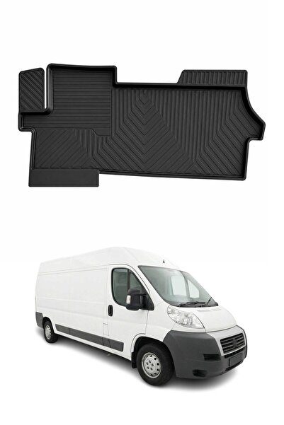OMAC Fiat Ducato 2006-2026 uyumlu 4D Ön Havuzlu Paspas Kauçuk Siyah 1 Parça