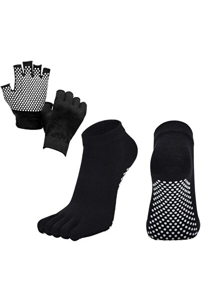 GENERAL Dress Sisi Yoga Fingerless Gloves Socks for Yoga Play