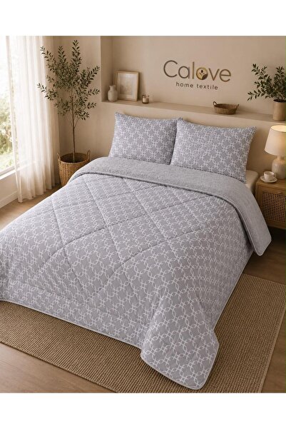 calove Çift Kişilik Yumuşak Welsoft Yorgan ve Yastık Kılıfı Seti - 195 x 215 ...