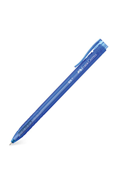 Faber Castell Roller 0.7mm semi-gel cu mecanism albastru rx7 faber-castell